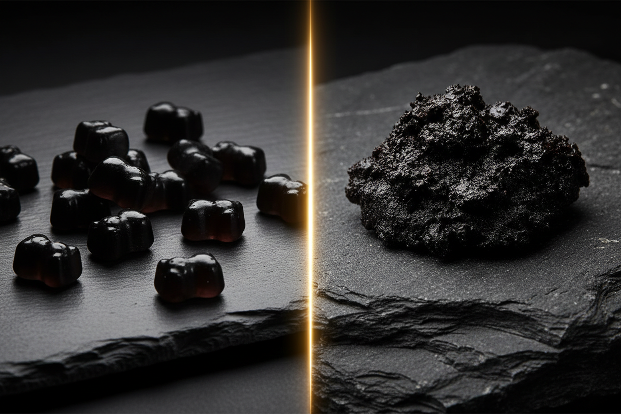 Shilajit Gummies vs Shilajit Resin: What's the Difference?