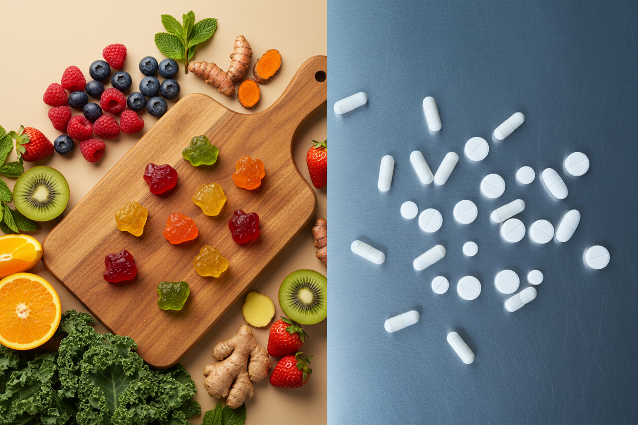 Whole-Food Supplements vs Synthetic Supplements: The Complete Guide