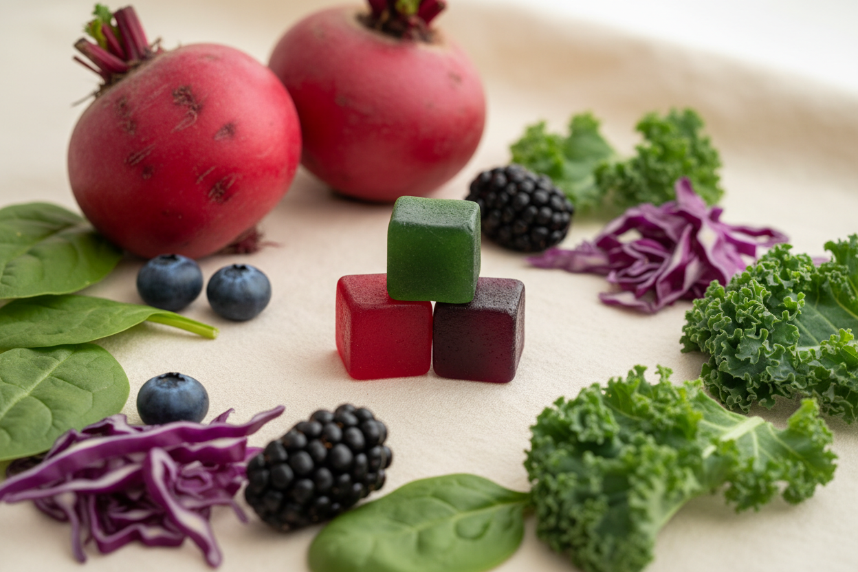 Why your gummies are that color
