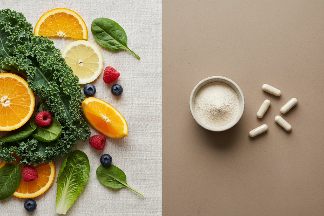 Plant collagen boosters vs animal collagen